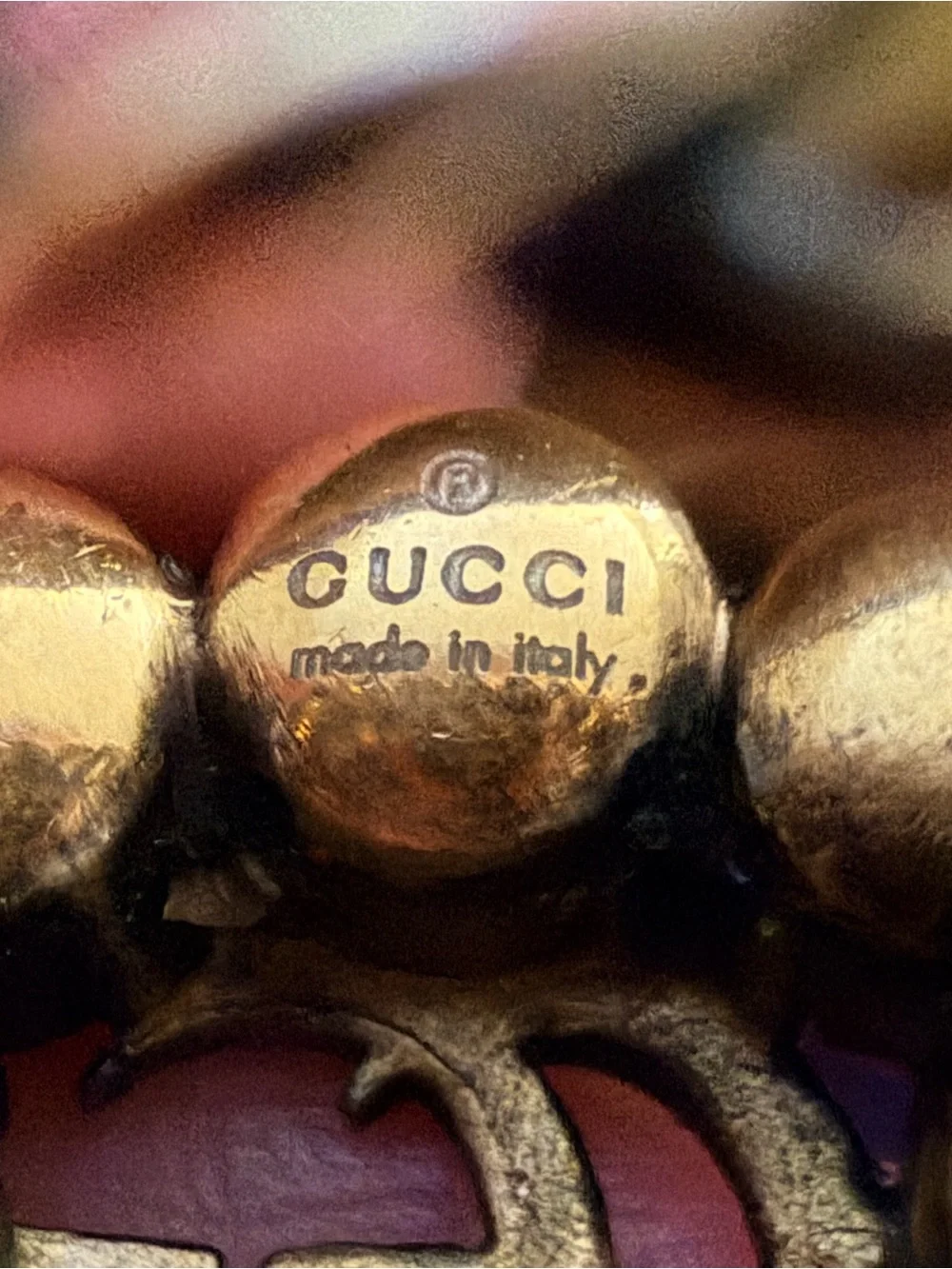 Gucci Rose Crystal Double G Cluster Ring - Picture 3 of 5